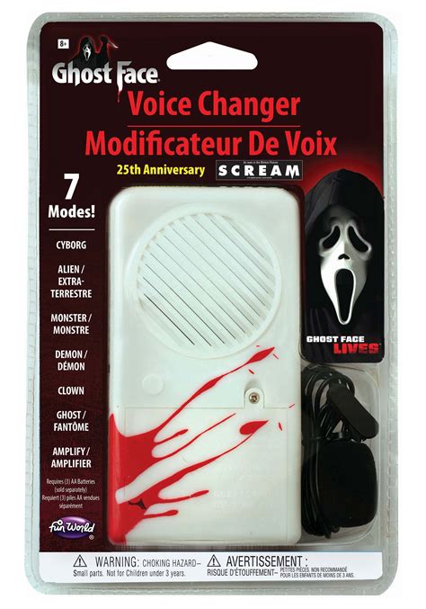 This voice changer will . . Ghost face voice changer